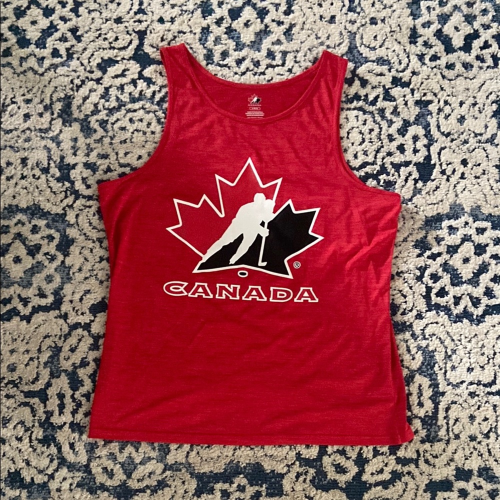 Red Canada Tank Top